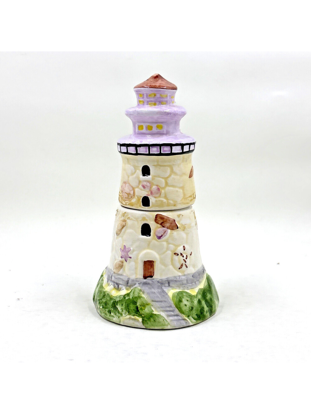 Lighthouse Stacking Salt And Pepper 5” S Fendee Exclusively For Ganz